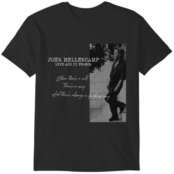 John Mellencamp Live And In Person 2023 Graphic T-Shirt Music Fan Gift Casual 05 - Picture 1 of 5